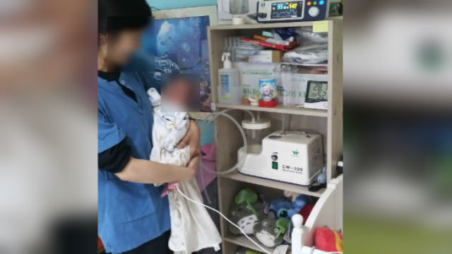 꿈틀꽃씨센터에서 치료 예정이었던 응급 소아 환우에게 전달된 의료기기