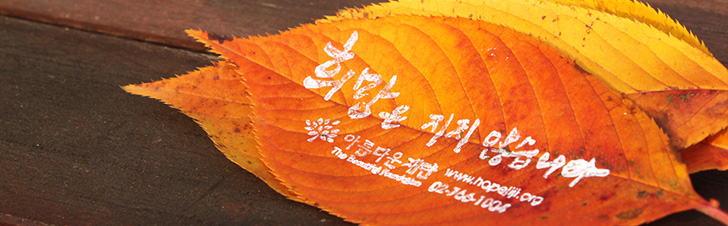 아름다운재단 2009 이미지