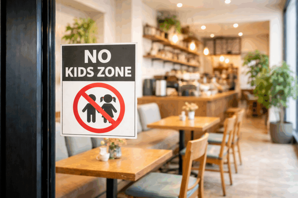 ai로 제작한 노키즈존 공간 이미지