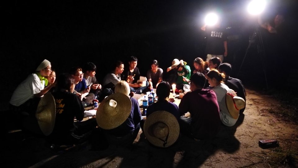 [영화제 준비 스테프 저녁 / 사진출처 : 너멍굴 영화제]
