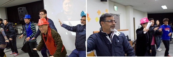 리본까지 묶고 절정의 귀여움을 과시한 인도에서 온 Surendra 활동가